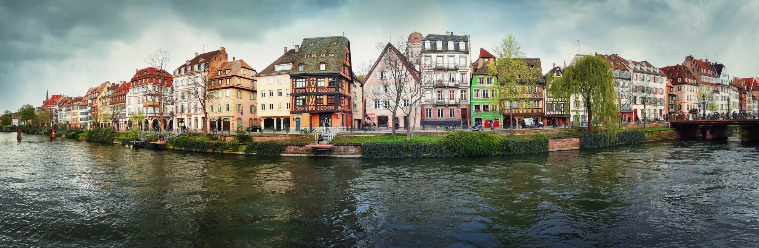 Les bateliers, le plus connu des quais de Strasbourg
