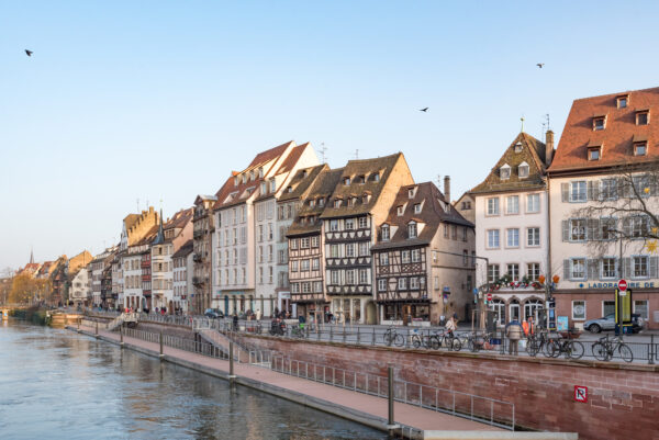 les bateliers, le plus connu des quais de Strasbourg